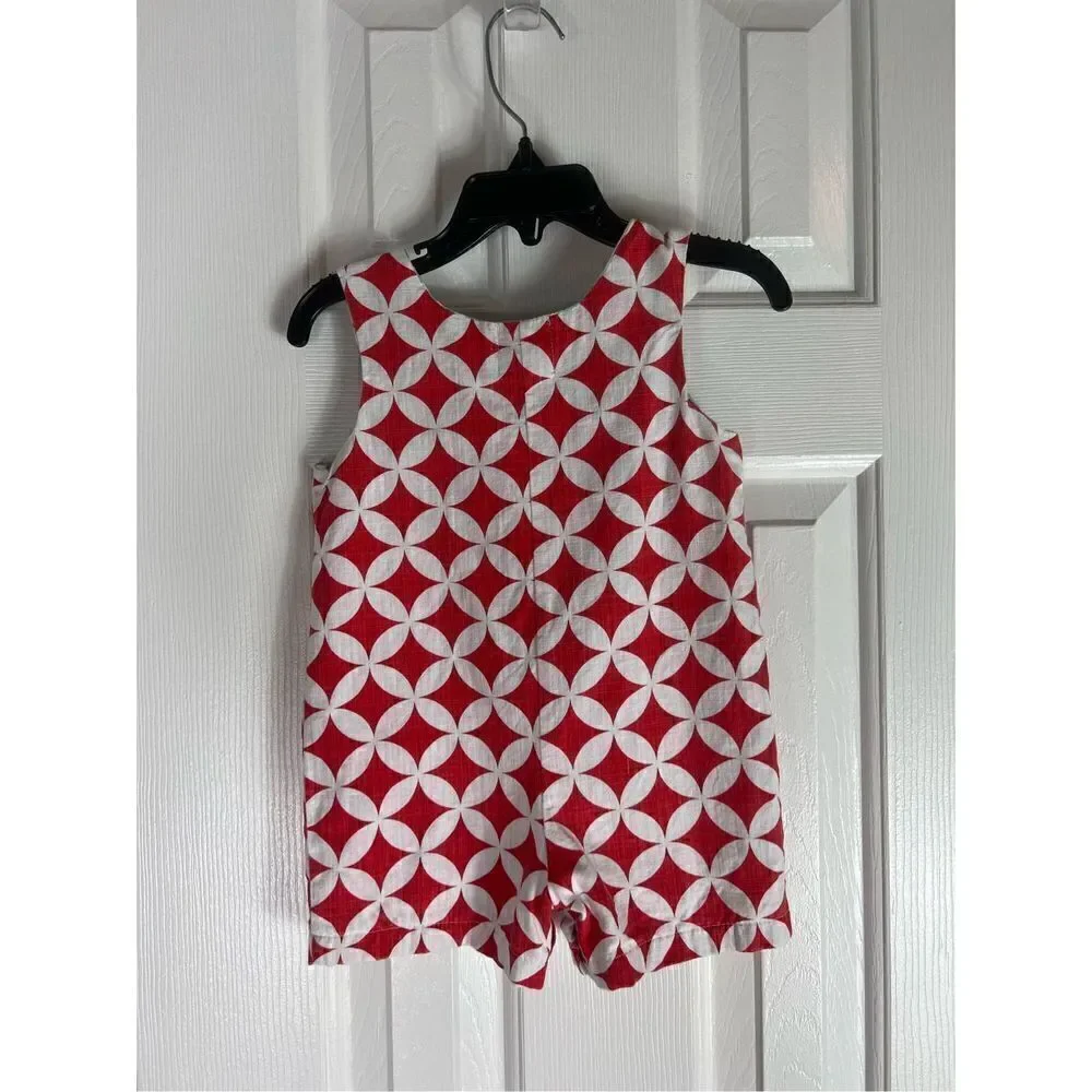 Mudpie Boys Monkey Romper Size 12/18m